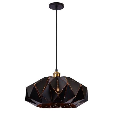 China Retro Exquisite Chandelier Vintage Folding Multilateral Modern Chandelier For Homes Black Interior Gold Contemporary Chandelier for sale