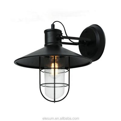 China Modern Black Nordic Style Wall Light Europe Decorative Iron Wall Light For Bar for sale