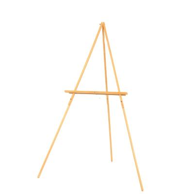 China Easel Artmate A-Frame Tripod Floor Painting Easel with Adjustable Tray Height Pine Wood, Wooden Easel, Art Easel for sale