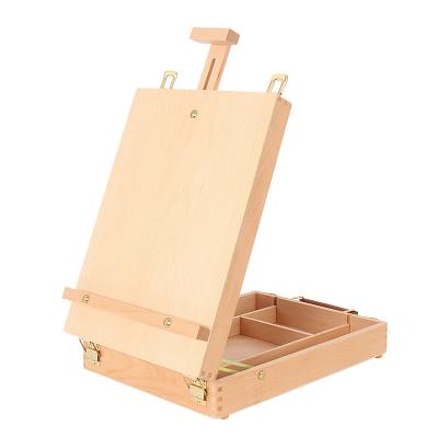 China Easel Artmate High Quality French Sketch Easel Wooden Box Painting Table Beech Wood, Wooden Easel, Art Easel for sale