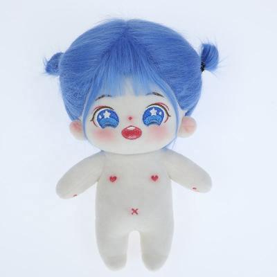 China Soft Attribute Cotton Doll Non Fried Cloth Naked Doll 20cm Cotton Doll Detachable Plush Toys for sale