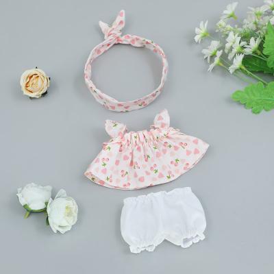 China Gently a portable set of 20 cm cotton doll cotton universal baby pants pumpkin dress clothes accessories for sale