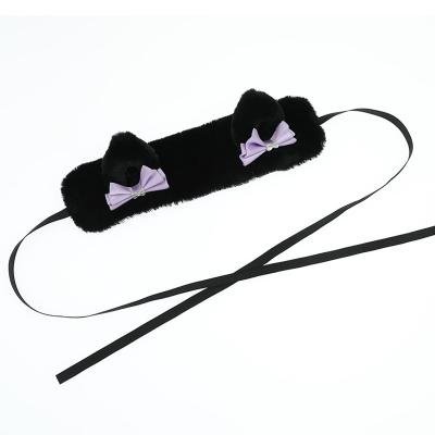 China Soft and Cute Handmade Japanese Soft Hair Lolita Ears Headband Cat Plush Cosplay Bow Props for sale