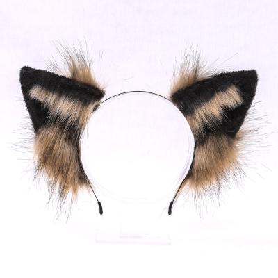 China Fashionable Wholesale Custom Wolf Ear Animal Ears Cute Girls Fashion Hair Accessories Girls Cosplay Acessories Custom Wholesale for sale