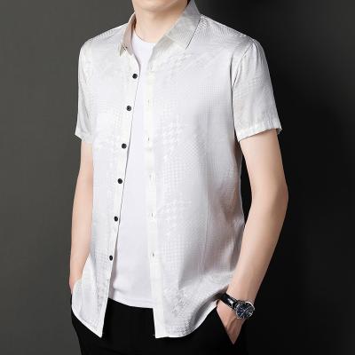 China Breathable Wholesale Import High Quality Very Popular 97% Silk Shirts for Men for sale