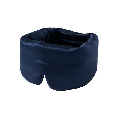 China Shading Light Extremely Breathable and Soft Various Colors Double-Sided Silk Eyemask for sale