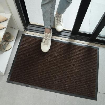 China Wholesale Chinese Custom Made Washable Trapping Foot Dirt Cover Entrance Home Entrance Scuff Door Mat for sale