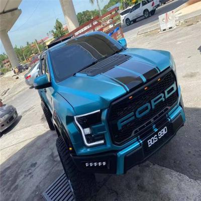 China Body Kit Upgrade Front Bumper Fit ABS Car Bumper Facelift For Ford Ranger T6 T7 T8 to F150 Raptor 2012 2015 2019 2020 for sale