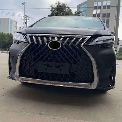 China ABS Body Kit Alphard 2019 With Headlight Taillight Damper For Toyota Alphard Bodykit Upgrade Lexus Lm Bodykit for sale