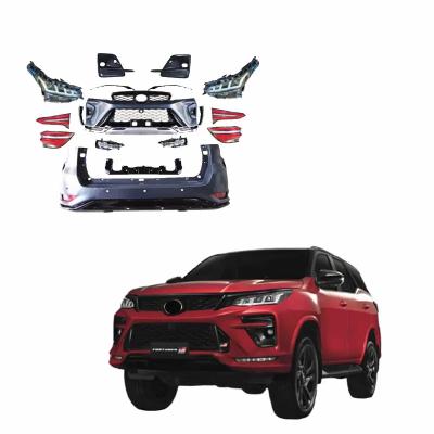 China ABS Body Kit Parts Body Kits For Toyota Fortuner 2015-2020 Upgrade To Fortuner GR Sport 2021 for sale