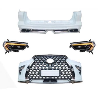 China New ABS Design Lx Style Body Kit Front Bumper And Rear Bumper Grill For 4runner Limited Facelift Body Kit For 4 Runner for sale