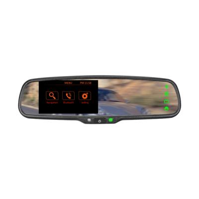 China Dash Camera Car Factory OEM Rear View Mirror Win CE Gps Navigation GPS Navigation Remote Control LCD Display for sale