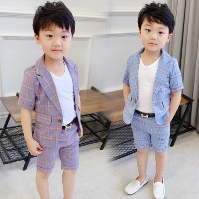 China 2019 summer new version baby boy clothing boutique children's shorts shorts Korean casual shirt two-piece suit for sale