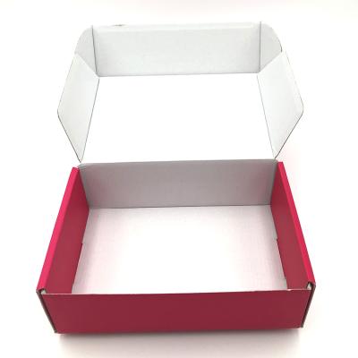 China Easy set 350g corrugated cardboard paper boxes for e-commerce paper box for sale