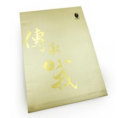 China Taiwan Art Paper Bags Special Buckle Outdoor Waterproof Paper Bag for Certificate or Document for sale