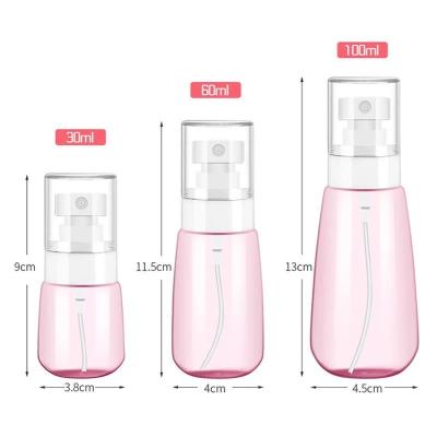 China Travel 30ml Cosmetic Clear Plastic Perfume Atomizer Empty Spray Bottle for sale