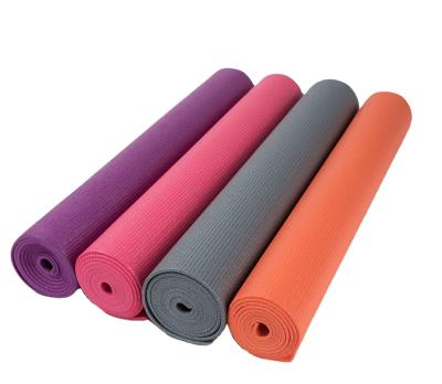 China Customized Comfortable Non-slip Color Draw Mat Workout Fitness Mat PVC Yoga Mat for sale