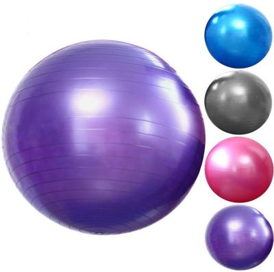 China Anti-burst fitness logo gym balance massage ball 45cm55cm65cm75cm85cm95cm size customize yoga ball en venta