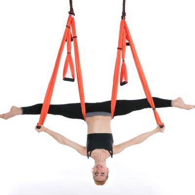 Китай Durable Yoga Hammock for Anti-Gravity Yoga Exercise Aerial Yoga Swing with Six Handles продается