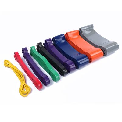 China Strength Exerciser Bands 12 Inches High Quality Simplify Non Slip Gray Mini Latex Resistance Bands For Legs Te koop