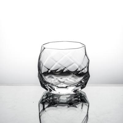 China American Professional Bulk Wine Whiskey Mugs Transparent 320ML Maker Style Glass Mug for sale