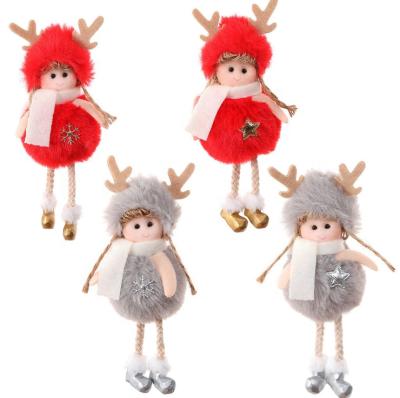 China Fashional Wholesale Other Christmas Decorations Cloth Christmas Decor Santa Ornaments Decors Handmade Plush Doll for sale