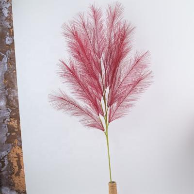 China Customized Popular Fashional Ins Decoration Faux Pampas Grass Home Artificial Pampas Grass Decor for sale