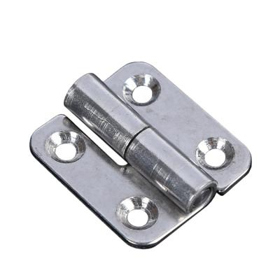 China Hot Sale Modern High Quality SS 304 Round Tube Detachable Round Corner Hinge For Exterior Door for sale