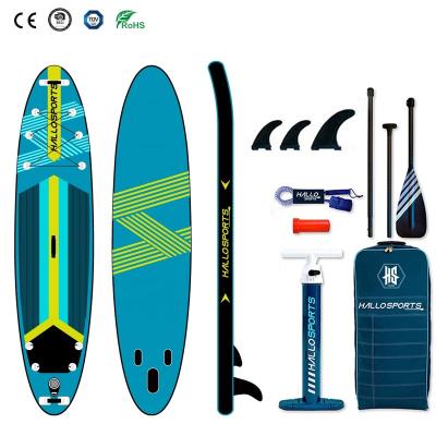 China Hallosports 085 Unisex Light Weight Touring Big Sup Inflatable Stand Up Paddleboard Racing Sup Board For Women for sale