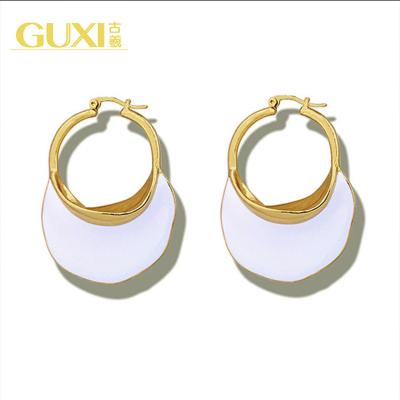 China Other fashionable retro large exaggerated geometric three-dimensional earrings for sale