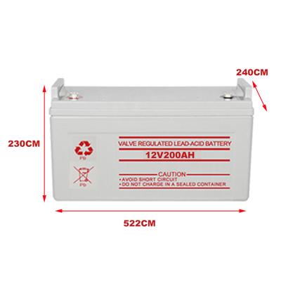 China Solar Toys 12v 200AH Battery Storage 12v Rechargeable Lead Acid Battery Packs for sale