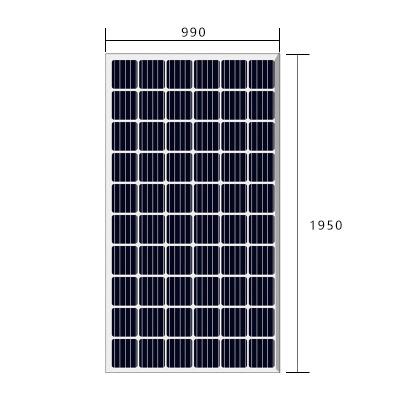 China Supply Power High Efficiency 300W 5BB Monocrystal Solar Cell 5BB 533 Silicon OEM Time Original Anodic Oxidation Aluminum Type for sale