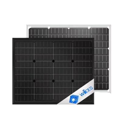 China Generate electricity transparent mono solar panel 350w 400w 450w 550w inverter for solar panel system for sale