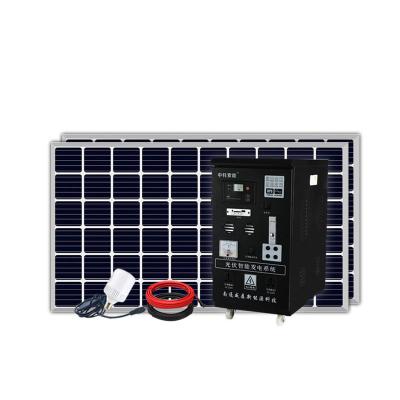 China Pwm Home Solar Charger Air Conditioner With Inverter Home Battery Systems Solar Generator 3000w for sale