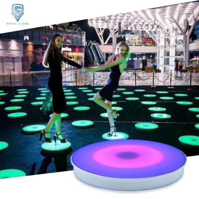 China Outdoor RGB LANDSCAPE Audio Output Kids Playground LED Around Dance Floor for sale