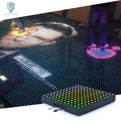 China LANDSCAPE Hot Sale Disco Party Event 144 Pixel Video Interactive LED Dance Floor for sale