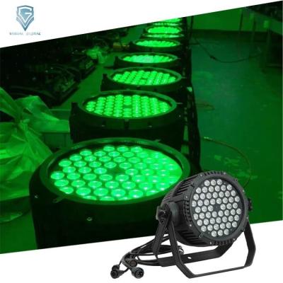 China Hotel Outdoor Waterproof DMX Style Par RGB 3 IN 1 LED 54 Par 3W Light for sale