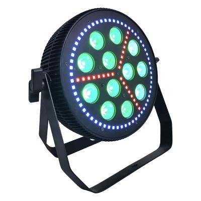 China Garden 12W with 12PCS RGBW 4in1 LED+0.2W*84 5050RGB Led Par Can for sale