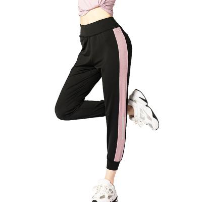 China Snagging Resistance Woman Gym Sports Patchwork Pants, Yoga Hips Fitness Women's High Waisted Stretch Sporty Gaiters for sale