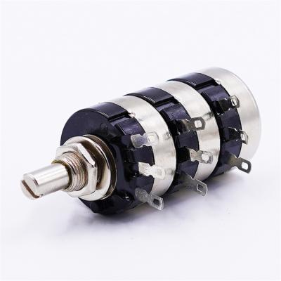 China RV24-3 High Precision Carbon Linear Potentiometer 24MM Coaxial Carbon Film Potentiometer for sale