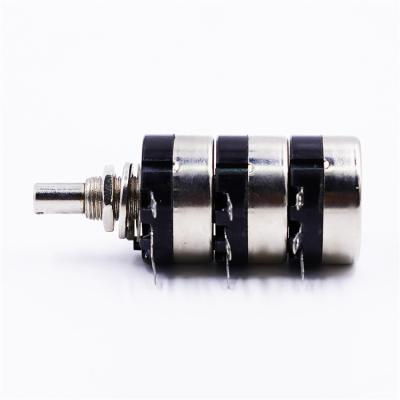 China High Precision RV24-3 Linear Potentiometer 24MM Coaxial Carbon Film Potentiometer RV24-3 for sale