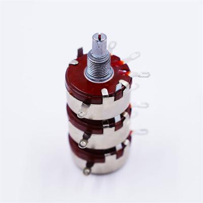 China WTH118-3 Potentiometer Potentiometer 29mm Carbon Potentiometer Triple Round for sale