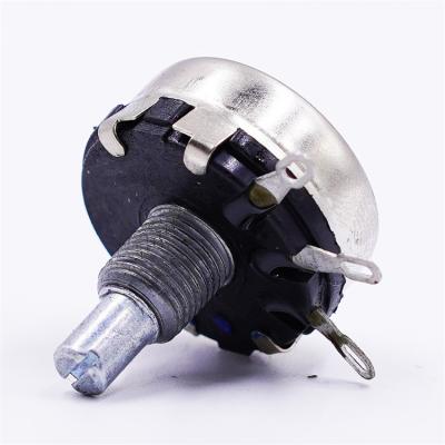 China WX110 2W 29mm Carbon Film Potentiometer Speed ​​Potentiometer High Precision Potentiometer 47ohm 100ohm 200ohm Regulating Round for sale