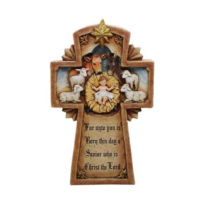 China All applicable customizable under the light of the star of Bethlehem Jesus was born in a manger resin and collectible stone goods for sale