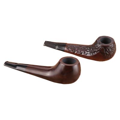 China Minimalist Ebony Wood Wholesale Fashion New Short Metal Smoking Pipe Dry Herbal Pipe for sale