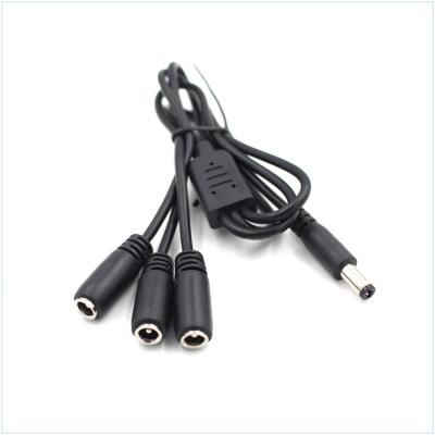 China COMPUTER hot selling us 5.5*2.1mm Connector 12V 24V Standard DC 5.5mm Jack Plug DC Extension Cable, DC Power Cable for sale