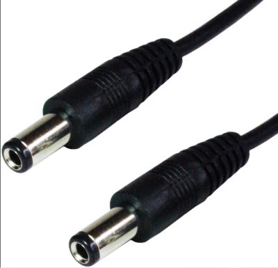 China Telecommunication Power Cords 5.5*2.1mm With Molded Plug for sale