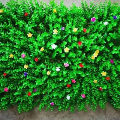 China Casual Wall Panel High Quality Artificial Green Foliage For Outdoor Indoor Garden Wall Decoration for sale