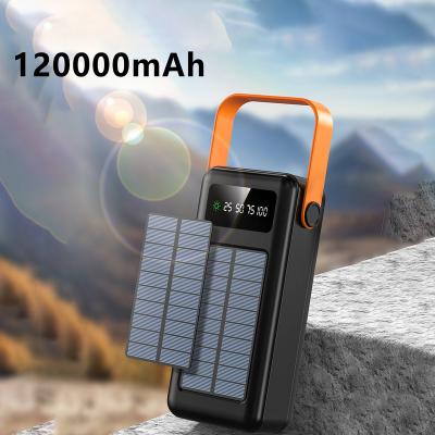 China New 100000mAh 60000mAh High Quality Outdoor Portable Solar Fast Charging Station Power Banks for sale