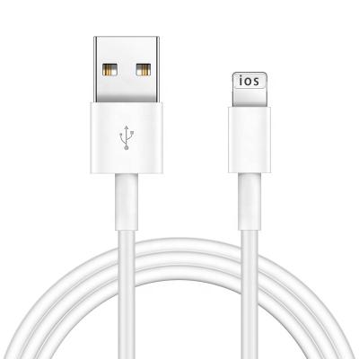 China Mobile Phone for iPhone Lightning Cable Factory Wholesale 1M 2M USB Charging High Quality Charging Cable for sale